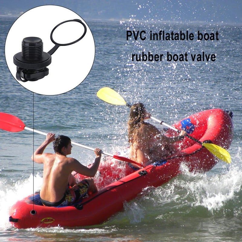 woobles Inflatable Boat Valve, Replacement Screw Air Valve for Rubber Inflatable Boat Inflatable Boat (2 Pcs) - Image 2
